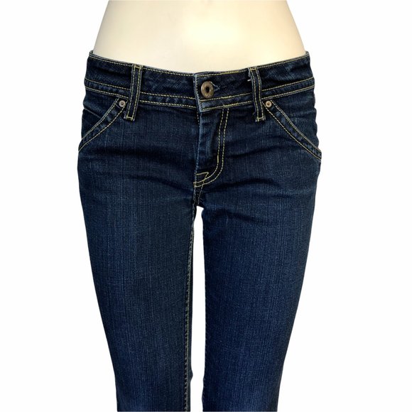 Hudson Skinny Dark Wash Denim 27 - Picture 5 of 7
